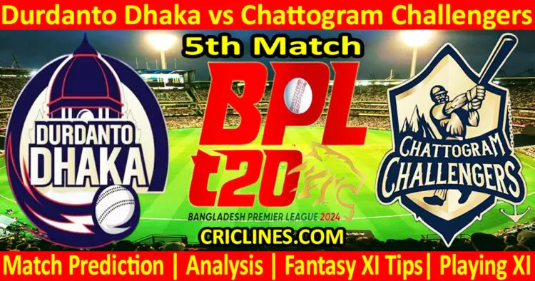 Today Match Prediction-DD vs CCS-Dream11-BPL T20-2024-5th Match-Who Will Win