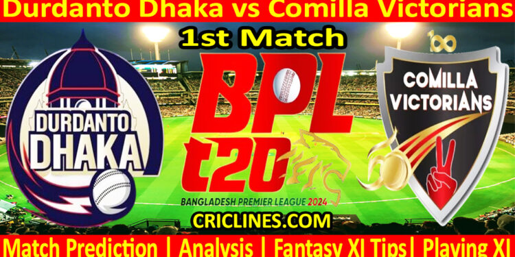 Today Match Prediction-DD vs COV-Dream11-BPL T20-2024-1st Match-Who Will Win