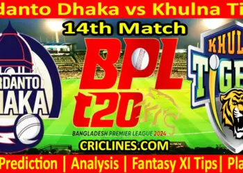 Today Match Prediction-DD vs KT-Dream11-BPL T20-2024-14th Match-Who Will Win