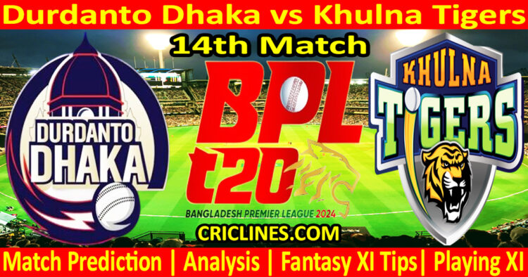 Today Match Prediction-DD vs KT-Dream11-BPL T20-2024-14th Match-Who Will Win