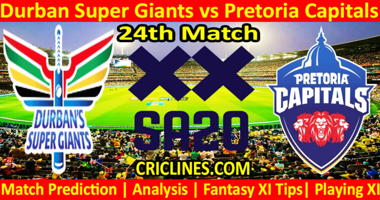 Today Match Prediction-DSG vs PC-SA20 T20 2024-Dream11-24th Match-Who Will Win