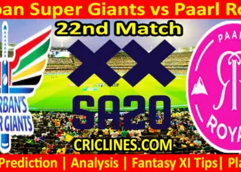 Today Match Prediction-DSG vs PR-SA20 T20 2024-Dream11-22nd Match-Who Will Win