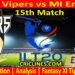 Today Match Prediction-DV vs MIE-IL T20 2024-15th Match-Who Will Win