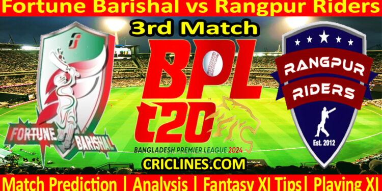 Today Match Prediction-FB vs RR-Dream11-BPL T20-2024-3rd Match-Who Will Win
