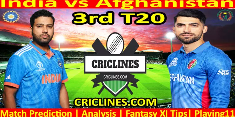 Today Match Prediction-IND vs AFG-Dream11-3rd T20 2024-Who Will Win