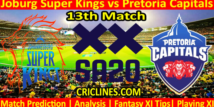 Today Match Prediction-JSK vs PC-SA20 T20 2024-Dream11-13th Match-Who Will Win