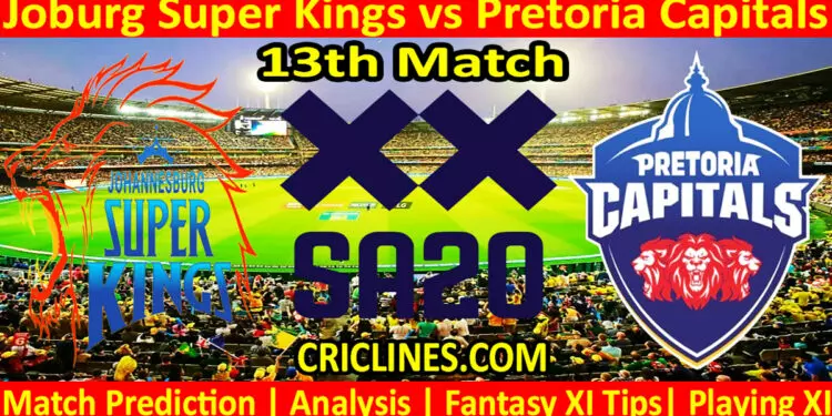 Today Match Prediction-JSK vs PC-SA20 T20 2024-Dream11-13th Match-Who Will Win