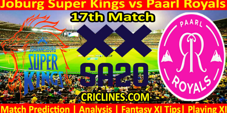 Today Match Prediction-JSK vs PR-SA20 T20 2024-Dream11-17th Match-Who Will Win