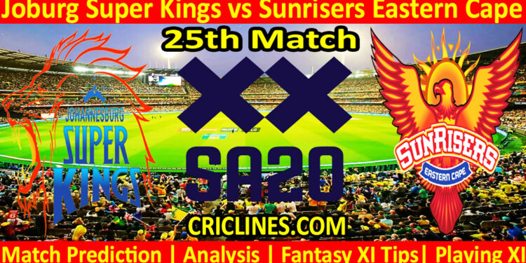 Today Match Prediction-JSK vs SEC-SA20 T20 2024-Dream11-25th Match-Who Will Win