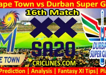 Today Match Prediction-MICT vs DSG-SA20 T20 2024-Dream11-16th Match-Who Will Win