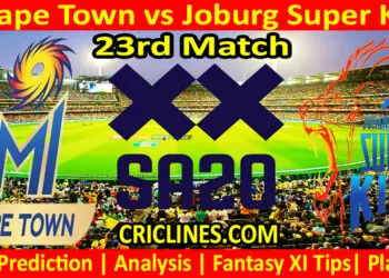 Today Match Prediction-MICT vs JSK-SA20 T20 2024-Dream11-23rd Match-Who Will Win