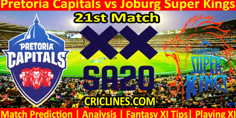 Today Match Prediction-PC vs JSK-SA20 T20 2024-Dream11-21st Match-Who Will Win