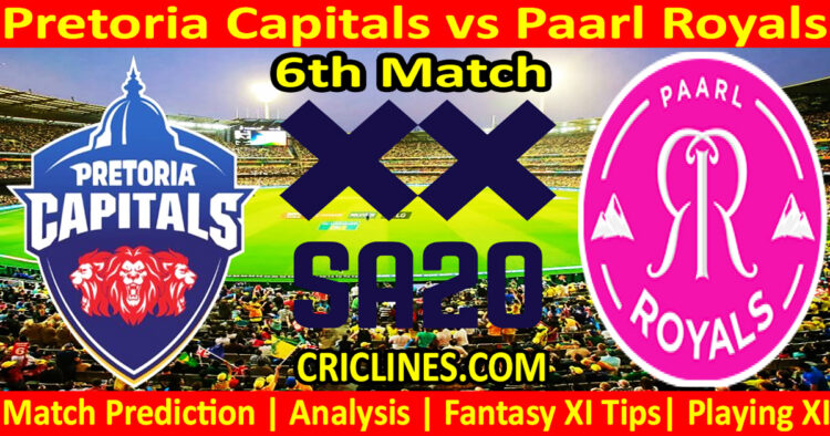 Today Match Prediction-PC vs PR-SA20 T20 2024-Dream11-6th Match-Who Will Win