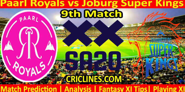 Today Match Prediction-PR vs JSK-SA20 T20 2024-Dream11-9th Match-Who Will Win