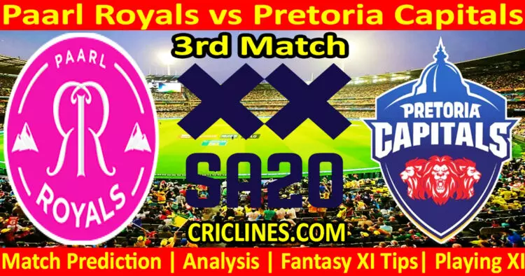 Today Match Prediction-PR vs PC-SA20 T20 2024-Dream11-3rd Match-Who Will Win