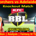 Today Match Prediction-PRS vs ADS-Dream11-BBL T20 2023-24-Knockout Match-Who Will Win