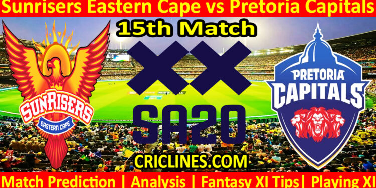 Today Match Prediction-SEC vs PC-SA20 T20 2024-Dream11-15th Match-Who Will Win
