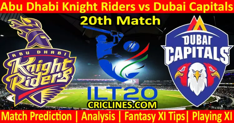 Today Match Prediction-ADKR vs DC-IL T20 2024-20th Match-Who Will Win