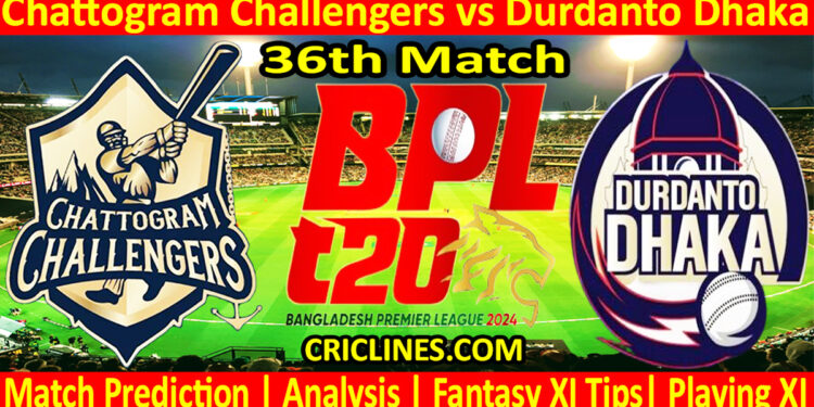 Today Match Prediction-CCS vs DD-Dream11-BPL T20-2024-36th Match-Who Will Win