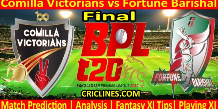 Today Match Prediction-COV vs FB-Dream11-BPL T20-2024-Final-Who Will Win