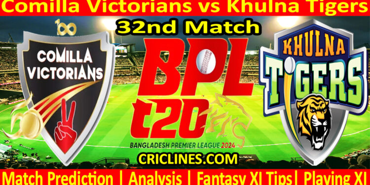 Today Match Prediction-COV vs KT-Dream11-BPL T20-2024-32nd Match-Who Will Win