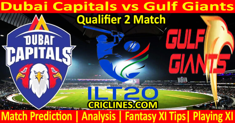 Today Match Prediction-DC vs GG-IL T20 2024-Qualifier 2 Match-Who Will Win