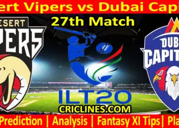 Today Match Prediction-DV vs DC-IL T20 2024-27th Match-Who Will Win
