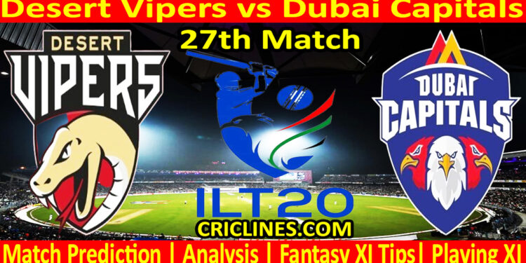 Today Match Prediction-DV vs DC-IL T20 2024-27th Match-Who Will Win