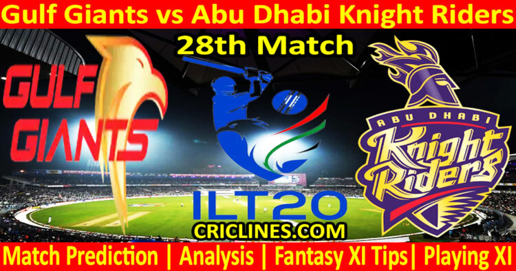 Today Match Prediction-GG vs ADKR-IL T20 2024-28th Match-Who Will Win