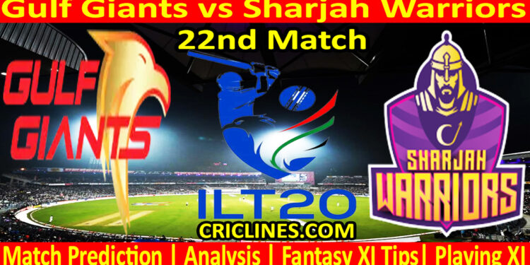 Today Match Prediction-GG vs SW-IL T20 2024-22nd Match-Who Will Win