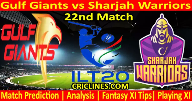 Today Match Prediction-GG vs SW-IL T20 2024-22nd Match-Who Will Win