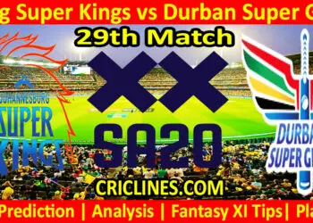 Today Match Prediction-JSK vs DSG-SA20 T20 2024-Dream11-29th Match-Who Will Win
