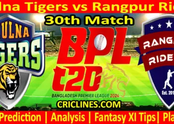 Today Match Prediction-KT vs RR-Dream11-BPL T20-2024-30th Match-Who Will Win