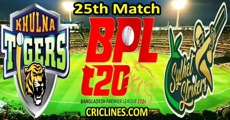 Today Match Prediction-Khulna Tigers vs Sylhet Strikers-Dream11-BPL T20-2024-25th Match-Who Will Win