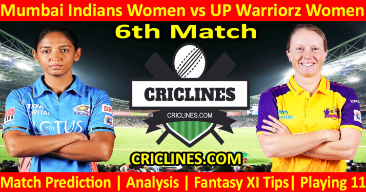 Today Match Prediction-MIW vs UPW-WPL T20 2024-6th Match-Dream11-Who Will Win