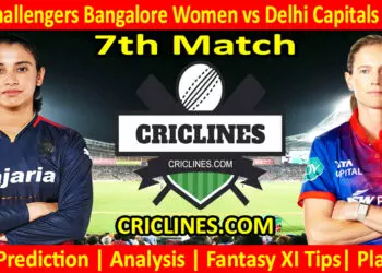 Today Match Prediction-RCBW vs DCW-WPL T20 2024-7th Match-Dream11-Who Will Win