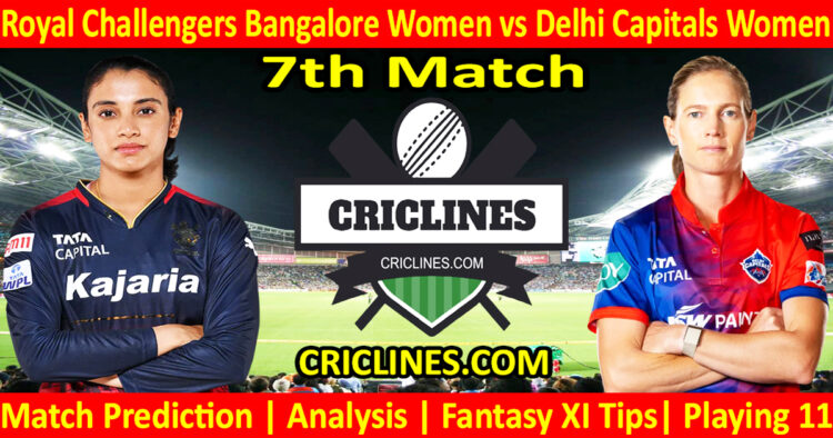 Today Match Prediction-RCBW vs DCW-WPL T20 2024-7th Match-Dream11-Who Will Win