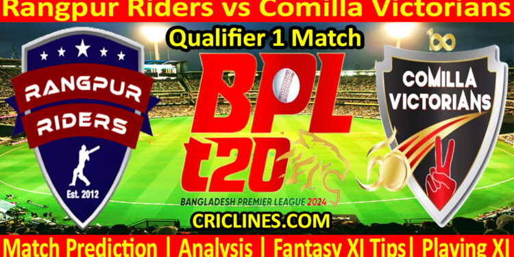 Today Match Prediction-RR vs COV-Dream11-BPL T20-2024-Qualifier 1 Match-Who Will Win