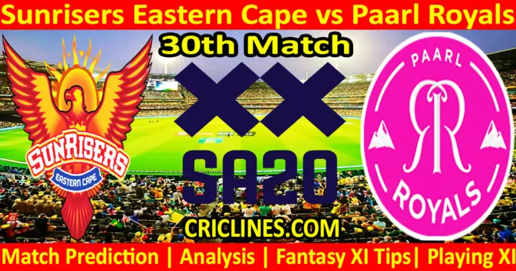 Today Match Prediction-SEC vs PR-SA20 T20 2024-Dream11-30th Match-Who Will Win