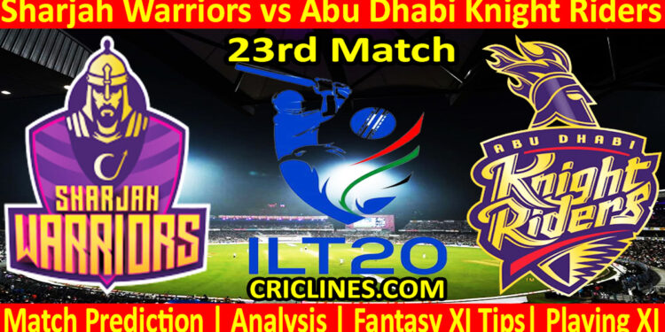 Today Match Prediction-SW vs ADKR-IL T20 2024-23rd Match-Who Will Win