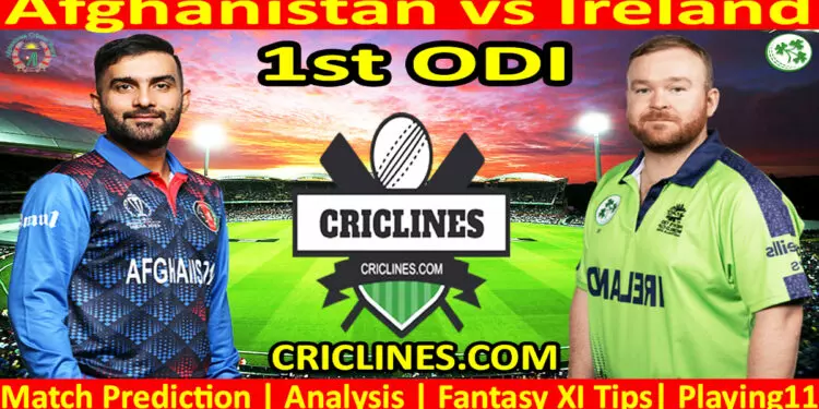 Today Match Prediction-AFG vs IRE-Dream11-1st ODI 2024-Who Will Win