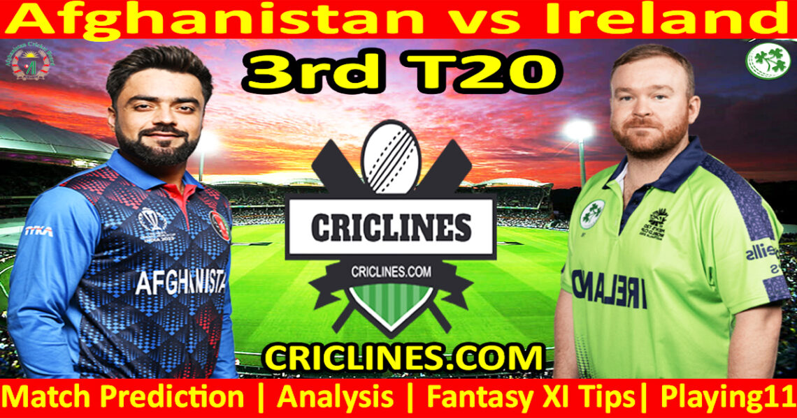 Today Match PredictionAFG vs IREDream113rd T20 2024Who Will Win