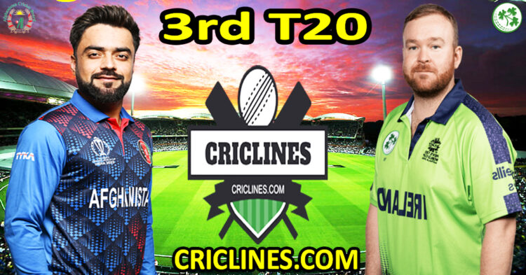 Today Match Prediction-Afghanistan vs Ireland-Dream11-3rd T20 2024-Who Will Win