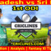 Today Match Prediction-BAN vs SL-Dream11-1st ODI-2024-Who Will Win