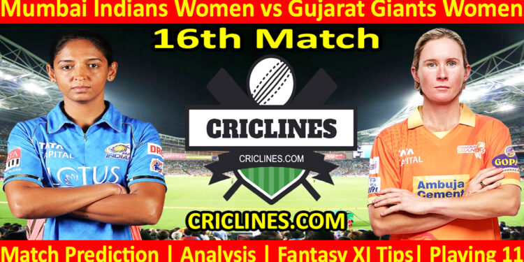 Today Match Prediction-MIW vs GGW-WPL T20 2024-16th Match-Dream11-Who Will Win