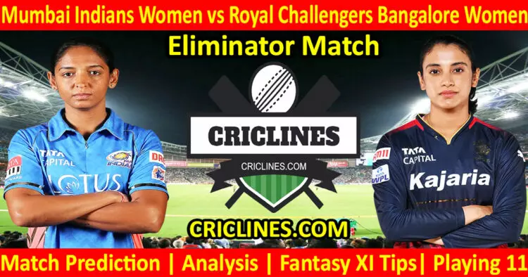 Today Match Prediction-MIW vs RCBW-WPL T20 2024-Eliminator Match-Dream11-Who Will Win