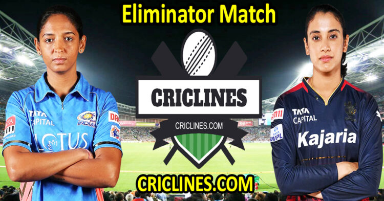 Today Match Prediction-Mumbai Indians Women vs Royal Challengers Bangalore Women-WPL T20 2024-Eliminator Match-Dream11-Who Will Win