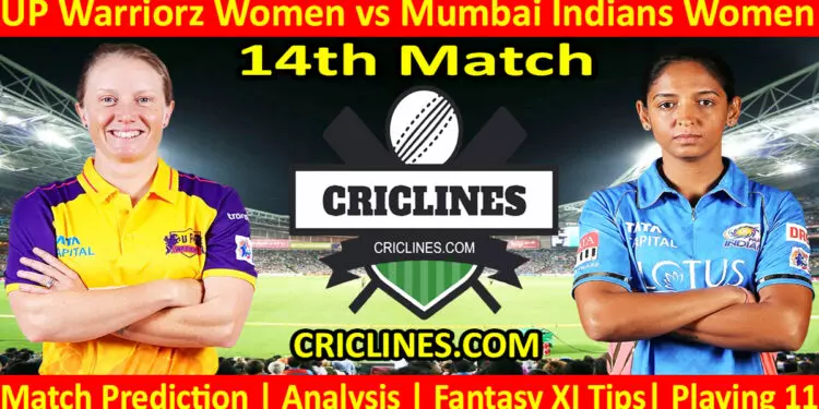 Today Match Prediction-UPW vs MIW-WPL T20 2024-14th Match-Dream11-Who Will Win
