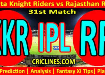 Today Match Prediction-KKR vs RR-IPL Match Today 2024-31st Match-Venue Details-Dream11-Toss Update-Who Will Win
