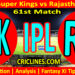 Today Match Prediction-CSK vs RR-IPL Match Today 2024-61st Match-Venue Details-Dream11-Toss Update-Who Will Win